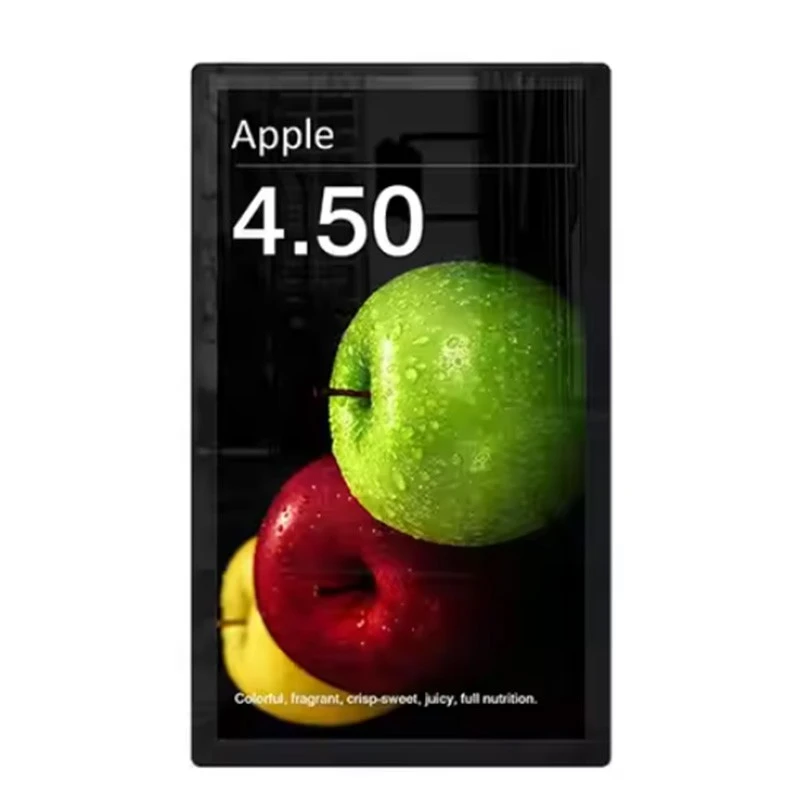 10.1" LCD ኤሌክትሮኒካዊ ዋጋ ስክሪን – ሓደ-ጎኒ ዘለዎ መደርደሪ ድስፕለይ